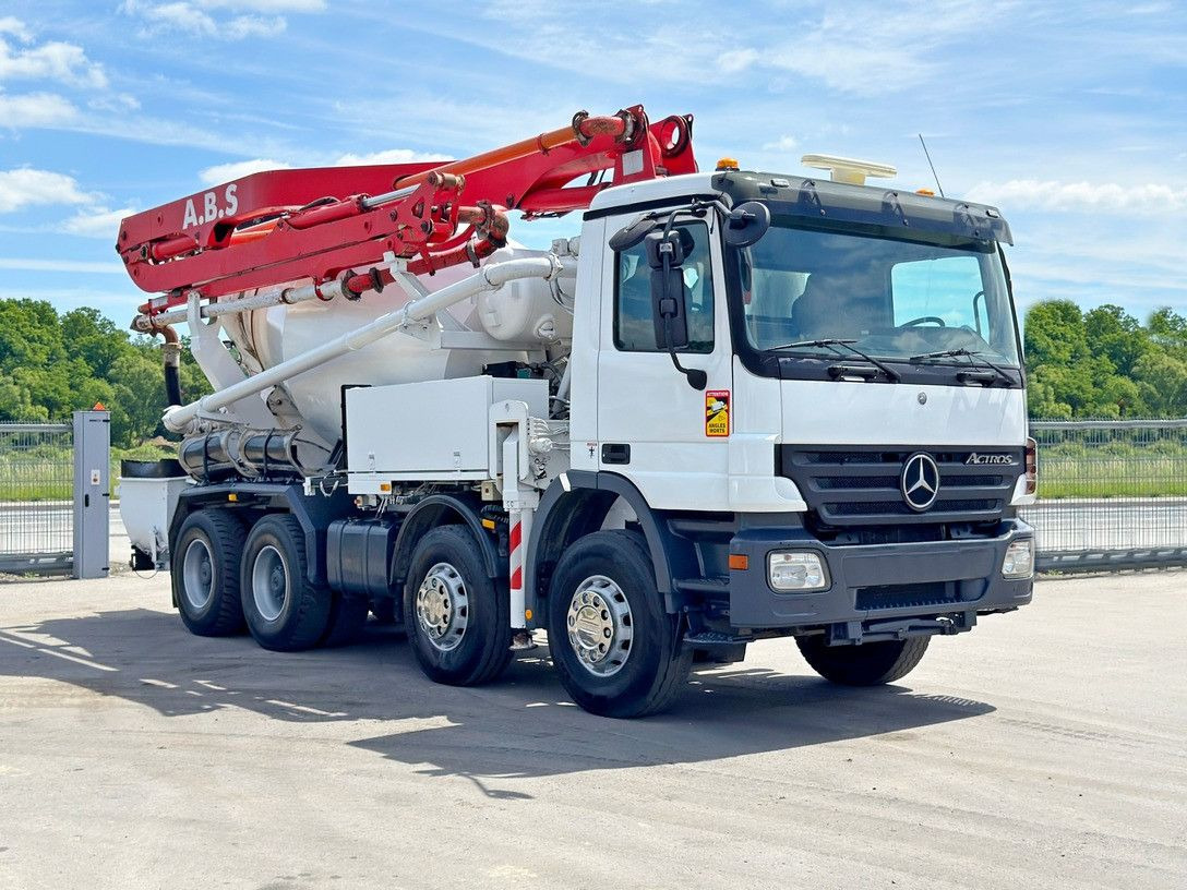 Mercedes-Benz ACTROS 3241* Betonpumpe 21m *8x4 * Top Zustand Mercedes-Benz ACTROS 3241* Betonpumpe 21m *8x4 * Top Zustand - مضخة خرسانة: صور 1 Mercedes-Benz ACTROS 3241* Betonpumpe 21m *8x4 * Top Zustand Mercedes-Benz ACTROS 3241* Betonpumpe 21m *8x4 * Top Zustand - مضخة خرسانة: صور 1