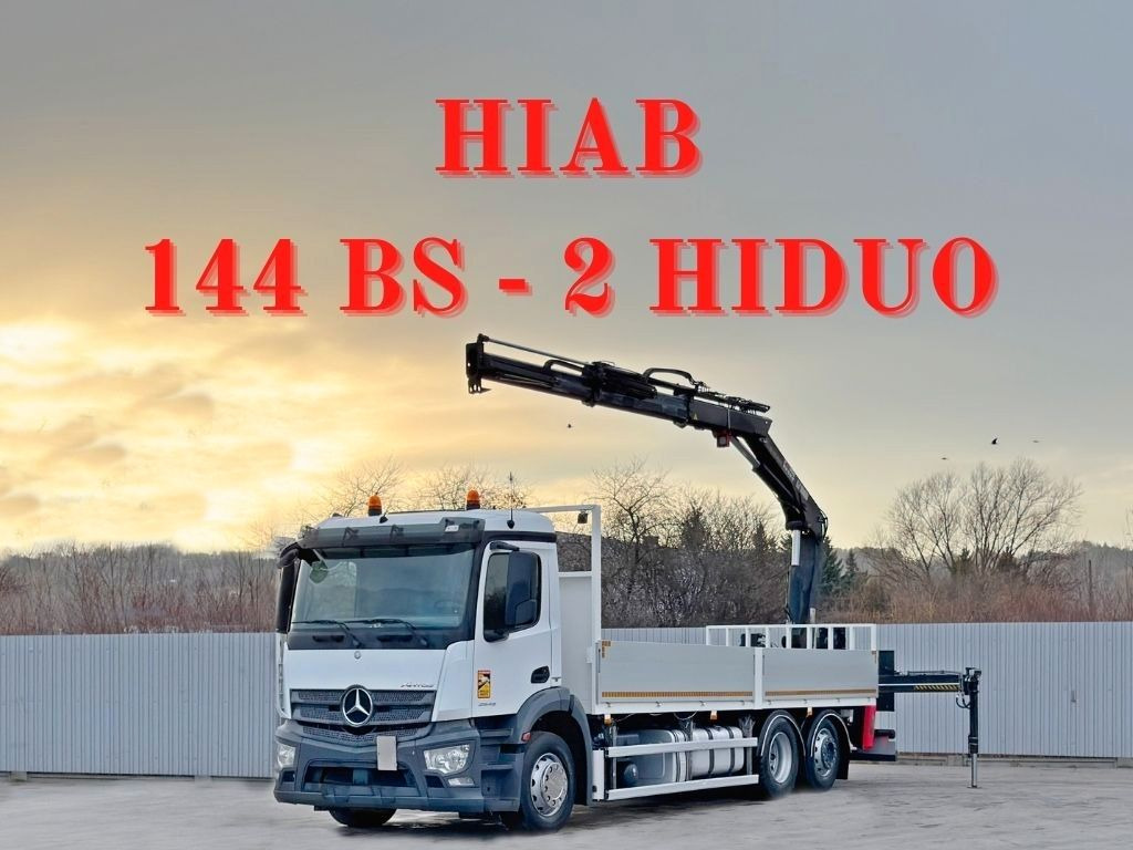 Mercedes-Benz ANTOS 2543* HIAB 144 BS - 2 HIDUO /FUNK - شاحنة كرين: صور 1 Mercedes-Benz ANTOS 2543* HIAB 144 BS - 2 HIDUO /FUNK - شاحنة كرين: صور 1
