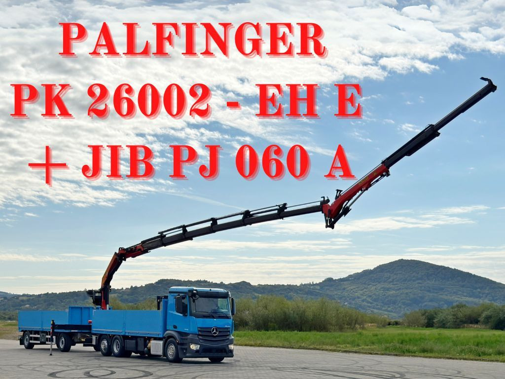 Mercedes-Benz ANTOS 2545*PK 26002-EHE+JIB PJ060A+Anhänger/FUNK - شاحنة كرين: صور 1 Mercedes-Benz ANTOS 2545*PK 26002-EHE+JIB PJ060A+Anhänger/FUNK - شاحنة كرين: صور 1