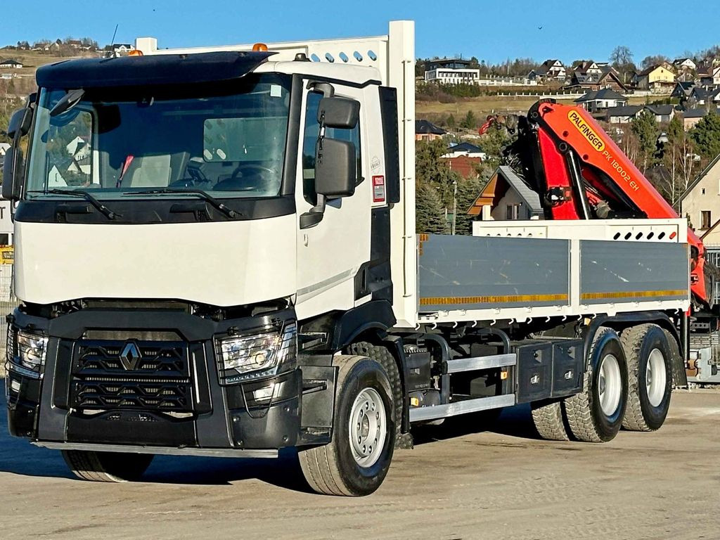 Renault C 380 *PRITSCHE 6,80m * PK 18002-EH C + FUNK*6x4 - شاحنة كرين, شاحنات مسطحة: صور 4 Renault C 380 *PRITSCHE 6,80m * PK 18002-EH C + FUNK*6x4 - شاحنة كرين, شاحنات مسطحة: صور 4