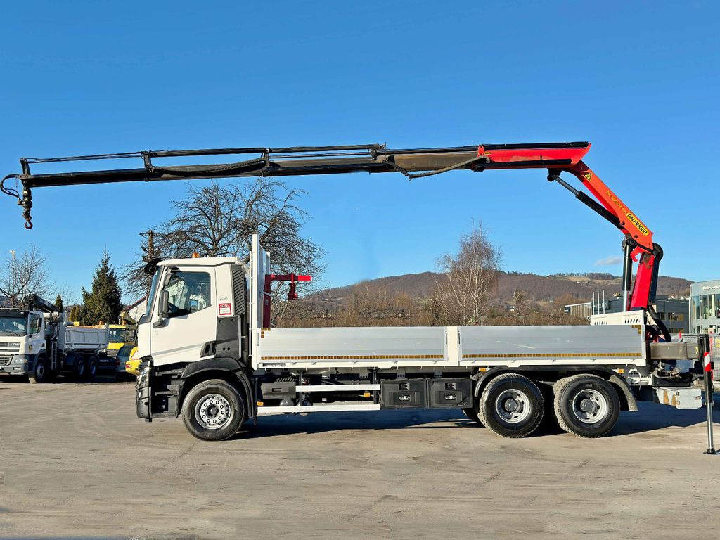 Renault C 380 *PRITSCHE 6,80m * PK 18002-EH C + FUNK*6x4 - شاحنة كرين, شاحنات مسطحة: صور 5 Renault C 380 *PRITSCHE 6,80m * PK 18002-EH C + FUNK*6x4 - شاحنة كرين, شاحنات مسطحة: صور 5