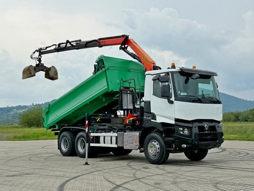Renault C 430 *KIPPER 5,10 m + PK 16001 - K B* 6x4 - شاحنة كرين: صور 2 Renault C 430 *KIPPER 5,10 m + PK 16001 - K B* 6x4 - شاحنة كرين: صور 2
