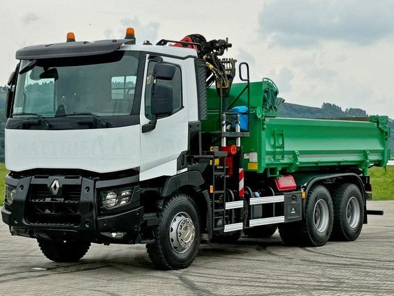 Renault C 430 *KIPPER 5,10 m + PK 16001 - K B* 6x4 - شاحنة كرين: صور 5 Renault C 430 *KIPPER 5,10 m + PK 16001 - K B* 6x4 - شاحنة كرين: صور 5