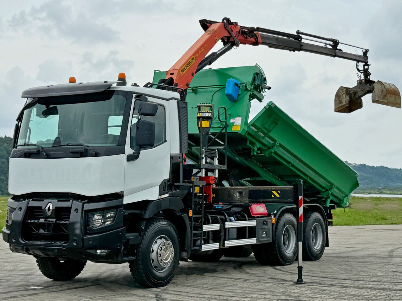 Renault C 430 *KIPPER 5,10 m + PK 16001 - K B* 6x4 - شاحنة كرين: صور 3 Renault C 430 *KIPPER 5,10 m + PK 16001 - K B* 6x4 - شاحنة كرين: صور 3
