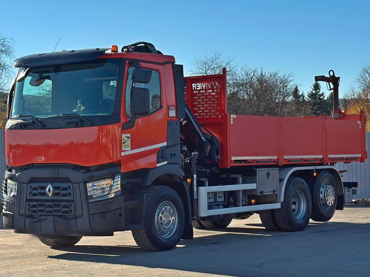 Renault C430 * HIAB 144 BS - 3 HIDUO+ FUNK/ 6x2 - قلابات, شاحنة كرين: صور 4 Renault C430 * HIAB 144 BS - 3 HIDUO+ FUNK/ 6x2 - قلابات, شاحنة كرين: صور 4