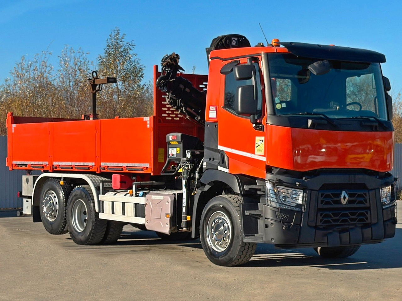Renault C430 * HIAB 144 BS - 3 HIDUO+ FUNK/ 6x2 - قلابات, شاحنة كرين: صور 3 Renault C430 * HIAB 144 BS - 3 HIDUO+ FUNK/ 6x2 - قلابات, شاحنة كرين: صور 3