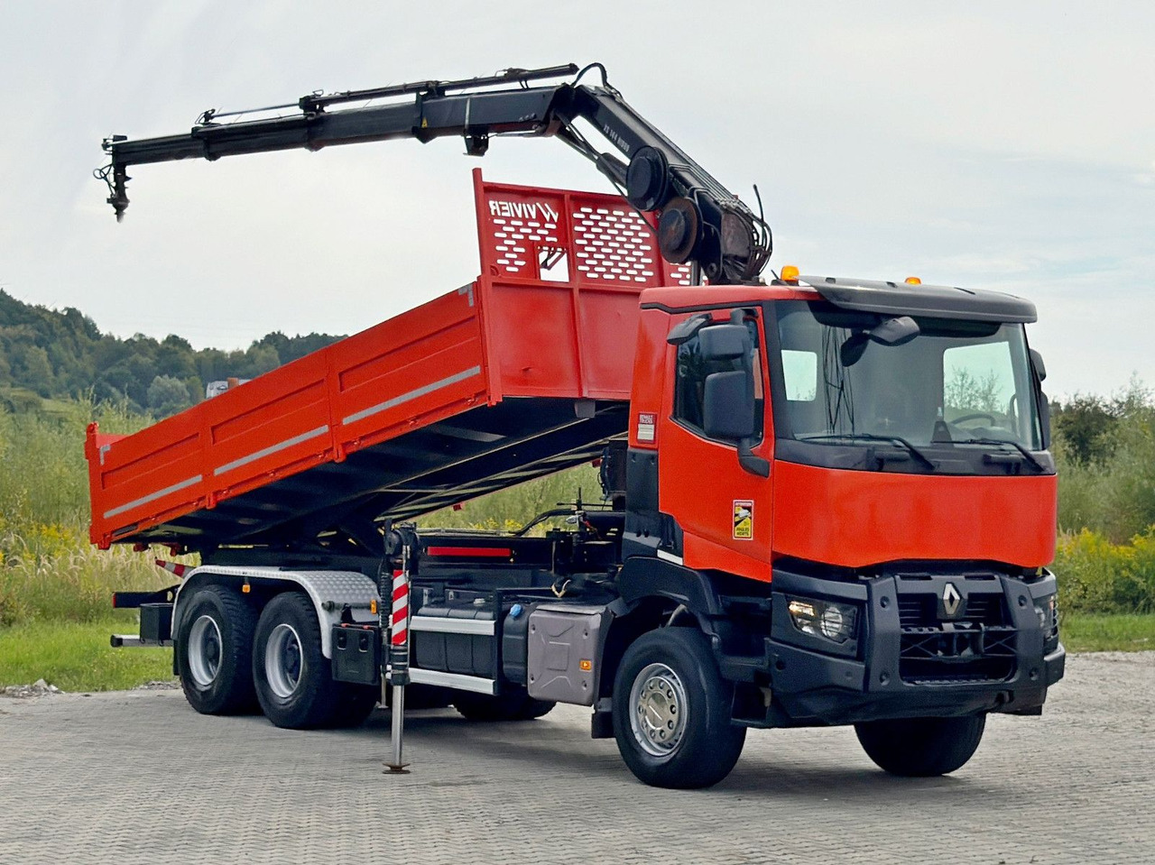 Renault K 380 * HIAB 144 BS - 3 HIDUO + FUNK * 6x4 * TOP - شاحنة كرين: صور 2 Renault K 380 * HIAB 144 BS - 3 HIDUO + FUNK * 6x4 * TOP - شاحنة كرين: صور 2