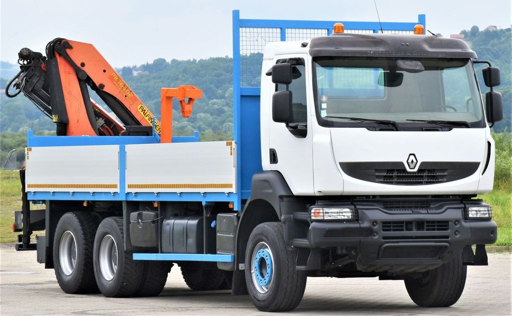 Renault KERAX 370 *PK 16502 + FUNK / 6x4 * TOP - شاحنة كرين, شاحنات مسطحة: صور 3 Renault KERAX 370 *PK 16502 + FUNK / 6x4 * TOP - شاحنة كرين, شاحنات مسطحة: صور 3