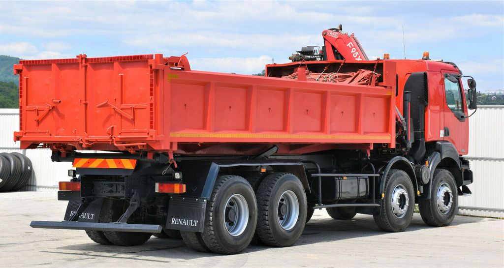 شاحنة كرين, قلابات Renault KERAX 420 DCI Kipper 6,30m+FASSI F95AXS.21+FUNK: صور 8