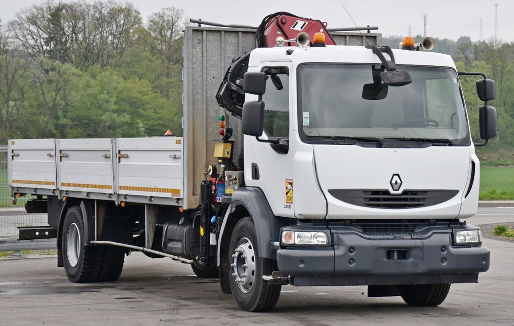 Renault MIDLUM 220 DXI *PRITSCHE 7,35m * KRAN + FUNK - شاحنة كرين, شاحنات مسطحة: صور 3 Renault MIDLUM 220 DXI *PRITSCHE 7,35m * KRAN + FUNK - شاحنة كرين, شاحنات مسطحة: صور 3