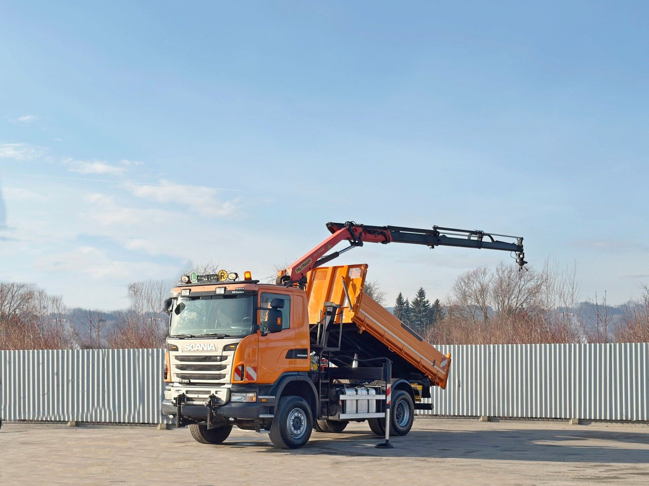 Scania G 360 * KIPPER 4,15m * PALFINGER PK 11002/ 4x4 - شاحنة كرين: صور 2 Scania G 360 * KIPPER 4,15m * PALFINGER PK 11002/ 4x4 - شاحنة كرين: صور 2