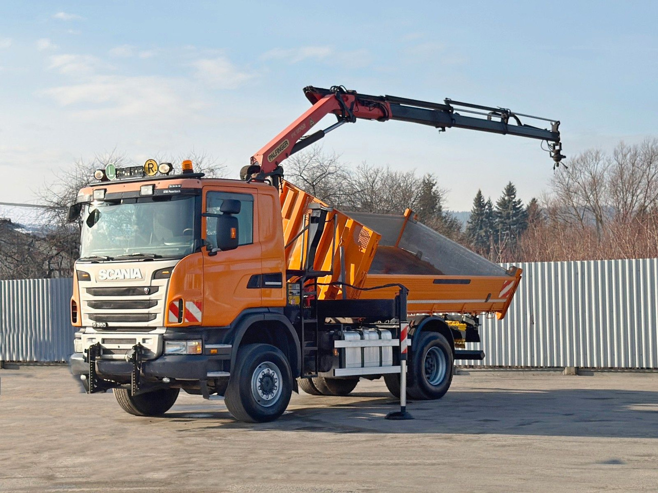 Scania G 360 * KIPPER 4,15m * PALFINGER PK 11002/ 4x4 - شاحنة كرين: صور 5 Scania G 360 * KIPPER 4,15m * PALFINGER PK 11002/ 4x4 - شاحنة كرين: صور 5