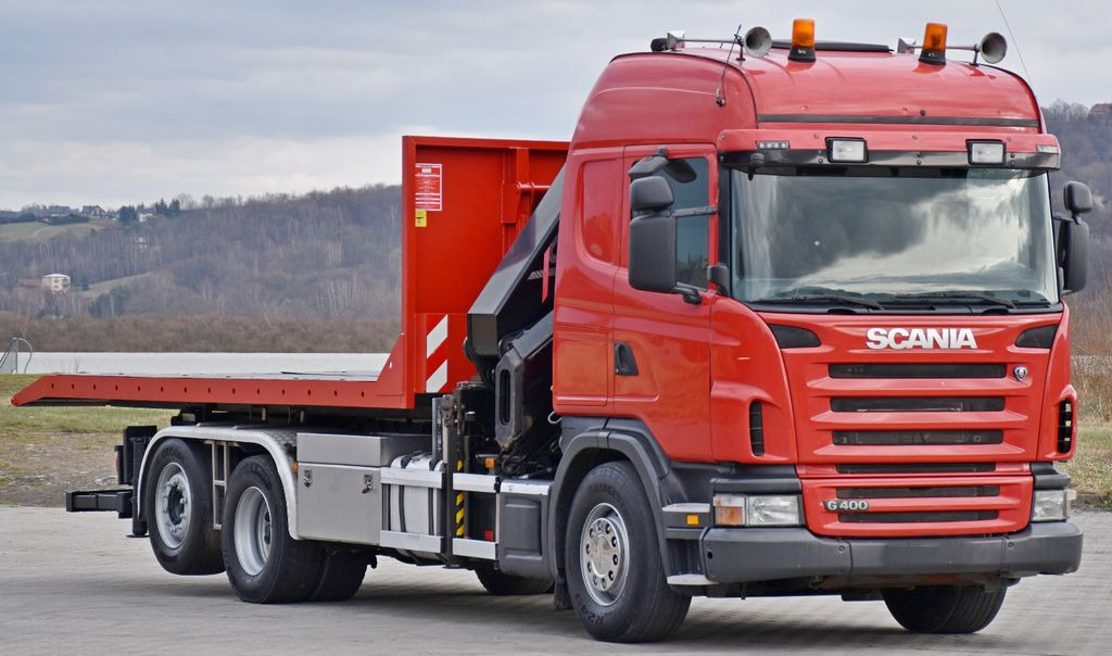 Scania G 400 * Abschleppwagen 6,40m* KRAN + FUNK * TOP - شاحنة ذات الخطاف, شاحنة كرين: صور 3 Scania G 400 * Abschleppwagen 6,40m* KRAN + FUNK * TOP - شاحنة ذات الخطاف, شاحنة كرين: صور 3