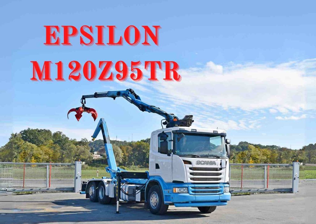 Scania G 440 * Abrollkipper * EPSILON M120Z95TR* TOP - شاحنة ذات الخطاف: صور 1 Scania G 440 * Abrollkipper * EPSILON M120Z95TR* TOP - شاحنة ذات الخطاف: صور 1