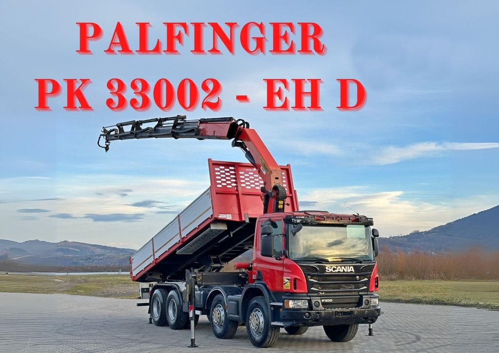 Scania P 400 Kipper 6,80 m * PK 33002-EH D + FUNK * 8x4 Scania P 400 Kipper 6,80 m * PK 33002-EH D + FUNK * 8x4 - قلابات, شاحنة كرين: صور 1 Scania P 400 Kipper 6,80 m * PK 33002-EH D + FUNK * 8x4 Scania P 400 Kipper 6,80 m * PK 33002-EH D + FUNK * 8x4 - قلابات, شاحنة كرين: صور 1