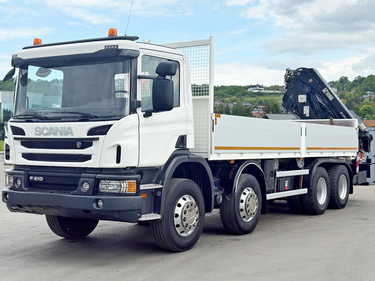 Scania P 410*PLATFORM 7,00m*HIAB 244 E-5 HIPRO+FUNK/8x4 Scania P 410*PRITSCHE 7,00m*HIAB 244 E-5 HIPRO+FUNK/8x4 - شاحنة كرين, شاحنات مسطحة: صور 4 Scania P 410*PLATFORM 7,00m*HIAB 244 E-5 HIPRO+FUNK/8x4 Scania P 410*PRITSCHE 7,00m*HIAB 244 E-5 HIPRO+FUNK/8x4 - شاحنة كرين, شاحنات مسطحة: صور 4