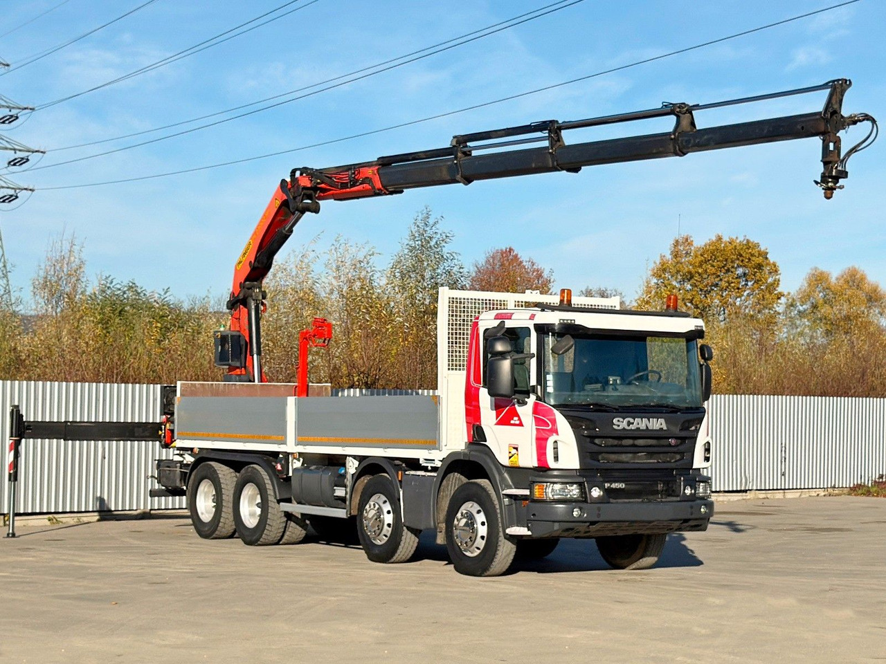 Scania P 450* PRITSCHE 6,90m * PK 23002- SH C FUNK *8x4 - شاحنة كرين: صور 2 Scania P 450* PRITSCHE 6,90m * PK 23002- SH C FUNK *8x4 - شاحنة كرين: صور 2