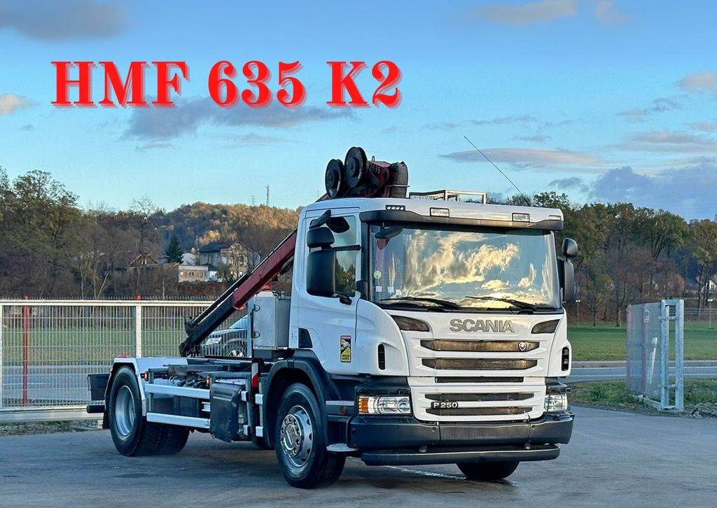 Scania P250* FAHRGESTEL 4,30* HMF 635 K2/FUNK* TOP Scania P250* FAHRGESTEL 4,30* HMF 635 K2/FUNK* TOP - شاحنة كرين: صور 1 Scania P250* FAHRGESTEL 4,30* HMF 635 K2/FUNK* TOP Scania P250* FAHRGESTEL 4,30* HMF 635 K2/FUNK* TOP - شاحنة كرين: صور 1