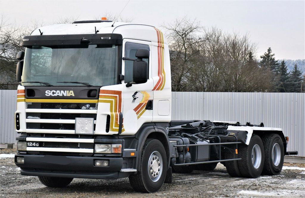 Scania R124 470 Abrollkipper *6x2* Top Zustand ! - شاحنة ذات الخطاف: صور 4 Scania R124 470 Abrollkipper *6x2* Top Zustand ! - شاحنة ذات الخطاف: صور 4