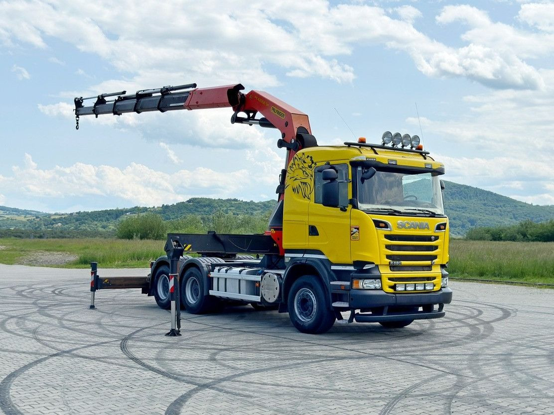 Scania R620 * Sattelzugmaschine + PK 42002-SHD+FUNK/6x4 - شاحنة كرين: صور 2 Scania R620 * Sattelzugmaschine + PK 42002-SHD+FUNK/6x4 - شاحنة كرين: صور 2