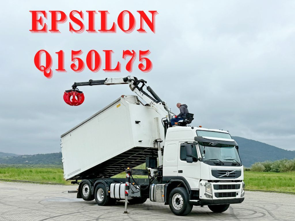 Volvo FM 420 Kipper 6,20 m * EPSILON Q150L75 *TOP - قلابات, شاحنة كرين: صور 1 Volvo FM 420 Kipper 6,20 m * EPSILON Q150L75 *TOP - قلابات, شاحنة كرين: صور 1
