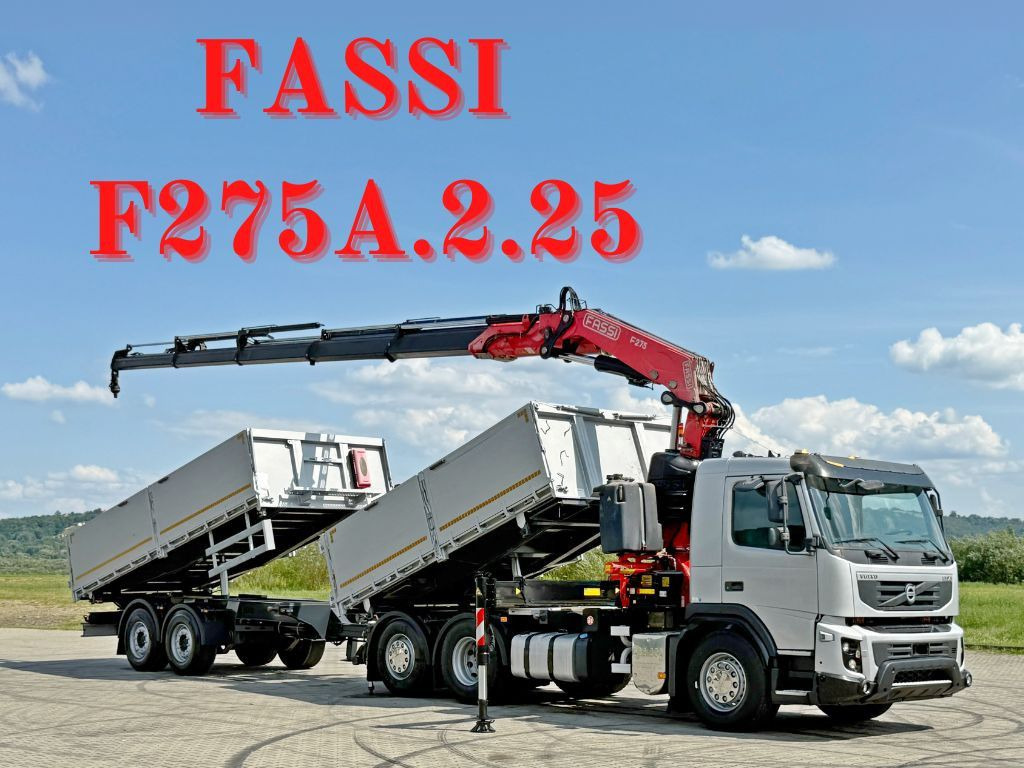 Volvo FMX 420* FASSI F275.2.25 + FUNK + Anhänger / TOP - شاحنة كرين: صور 1 Volvo FMX 420* FASSI F275.2.25 + FUNK + Anhänger / TOP - شاحنة كرين: صور 1