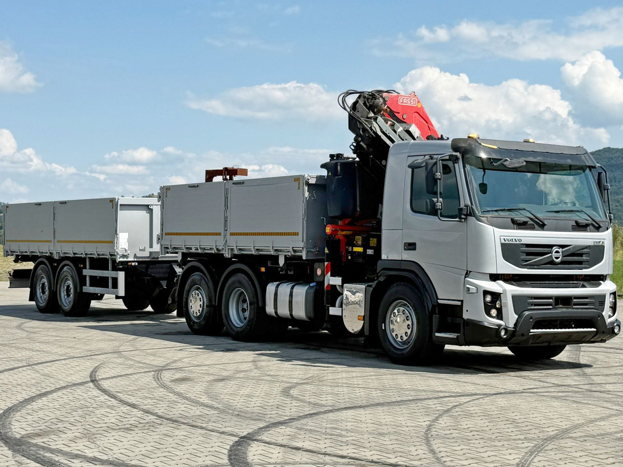 Volvo FMX 420* FASSI F275.2.25 + FUNK + Anhänger / TOP - قلابات, شاحنة كرين: صور 4 Volvo FMX 420* FASSI F275.2.25 + FUNK + Anhänger / TOP - قلابات, شاحنة كرين: صور 4