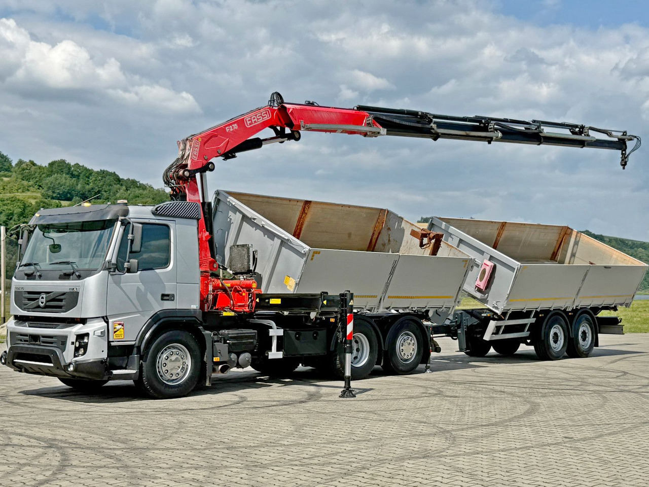 Volvo FMX 420* FASSI F275.2.25 + FUNK + Anhänger / TOP - قلابات, شاحنة كرين: صور 3 Volvo FMX 420* FASSI F275.2.25 + FUNK + Anhänger / TOP - قلابات, شاحنة كرين: صور 3
