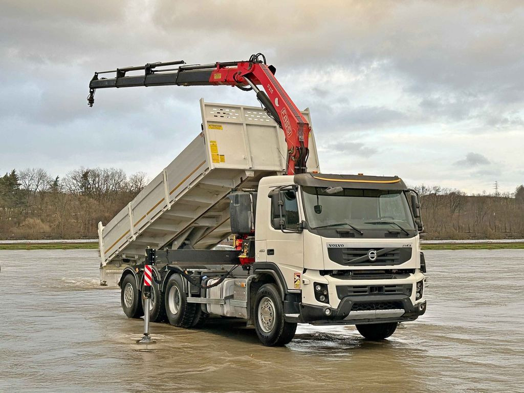 Volvo FMX 450 Kipper 6,50m*FASSI F215A.0.24 + FUNK*8x4 - شاحنة كرين, قلابات: صور 2 Volvo FMX 450 Kipper 6,50m*FASSI F215A.0.24 + FUNK*8x4 - شاحنة كرين, قلابات: صور 2