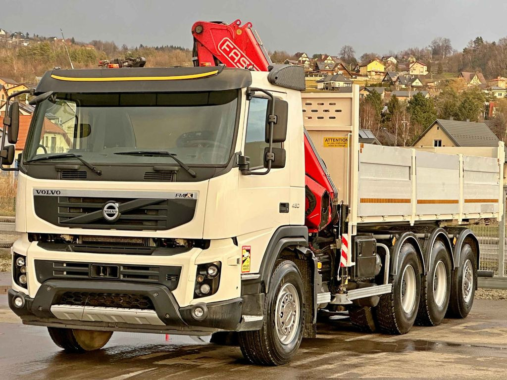 Volvo FMX 450 Kipper 6,50m*FASSI F215A.0.24 + FUNK*8x4 - شاحنة كرين, قلابات: صور 3 Volvo FMX 450 Kipper 6,50m*FASSI F215A.0.24 + FUNK*8x4 - شاحنة كرين, قلابات: صور 3