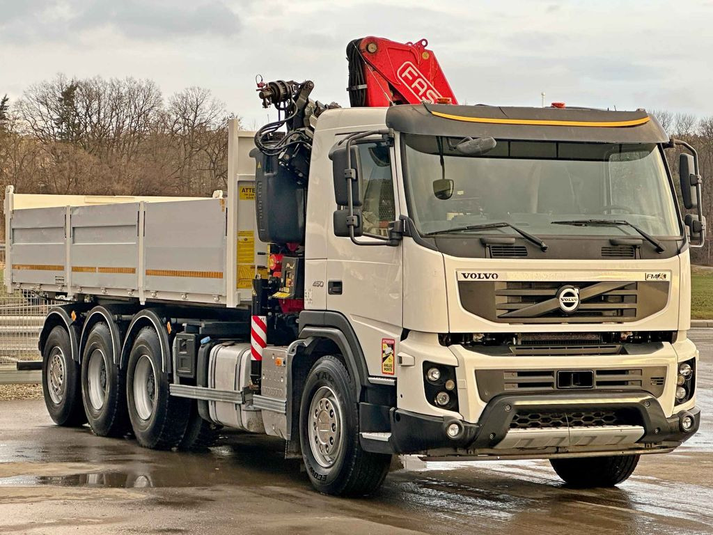 Volvo FMX 450 Kipper 6,50m*FASSI F215A.0.24 + FUNK*8x4 - شاحنة كرين, قلابات: صور 4 Volvo FMX 450 Kipper 6,50m*FASSI F215A.0.24 + FUNK*8x4 - شاحنة كرين, قلابات: صور 4
