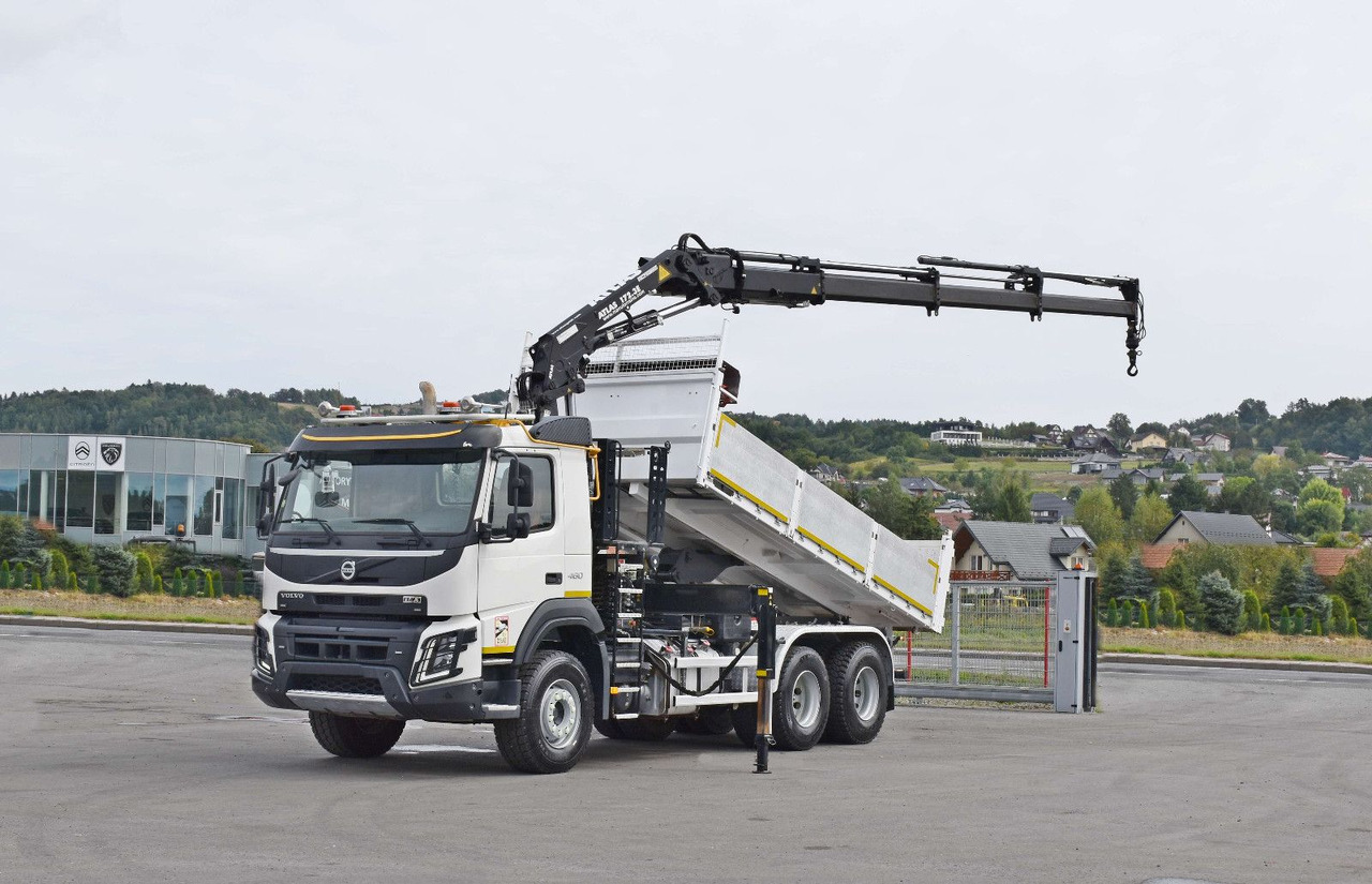 Volvo FMX 460 Kipper 5,40m *ATLAS 172.3E/FUNK *6x4 - شاحنة كرين: صور 2 Volvo FMX 460 Kipper 5,40m *ATLAS 172.3E/FUNK *6x4 - شاحنة كرين: صور 2