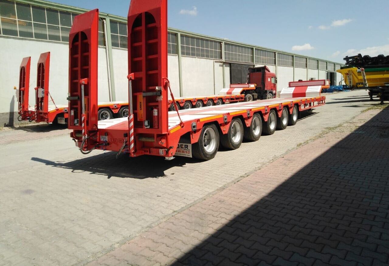 LIDER 2025 model 150 Tons capacity Lowbed semi trailer - عربة مسطحة منخفضة نصف مقطورة: صور 5 LIDER 2025 model 150 Tons capacity Lowbed semi trailer - عربة مسطحة منخفضة نصف مقطورة: صور 5