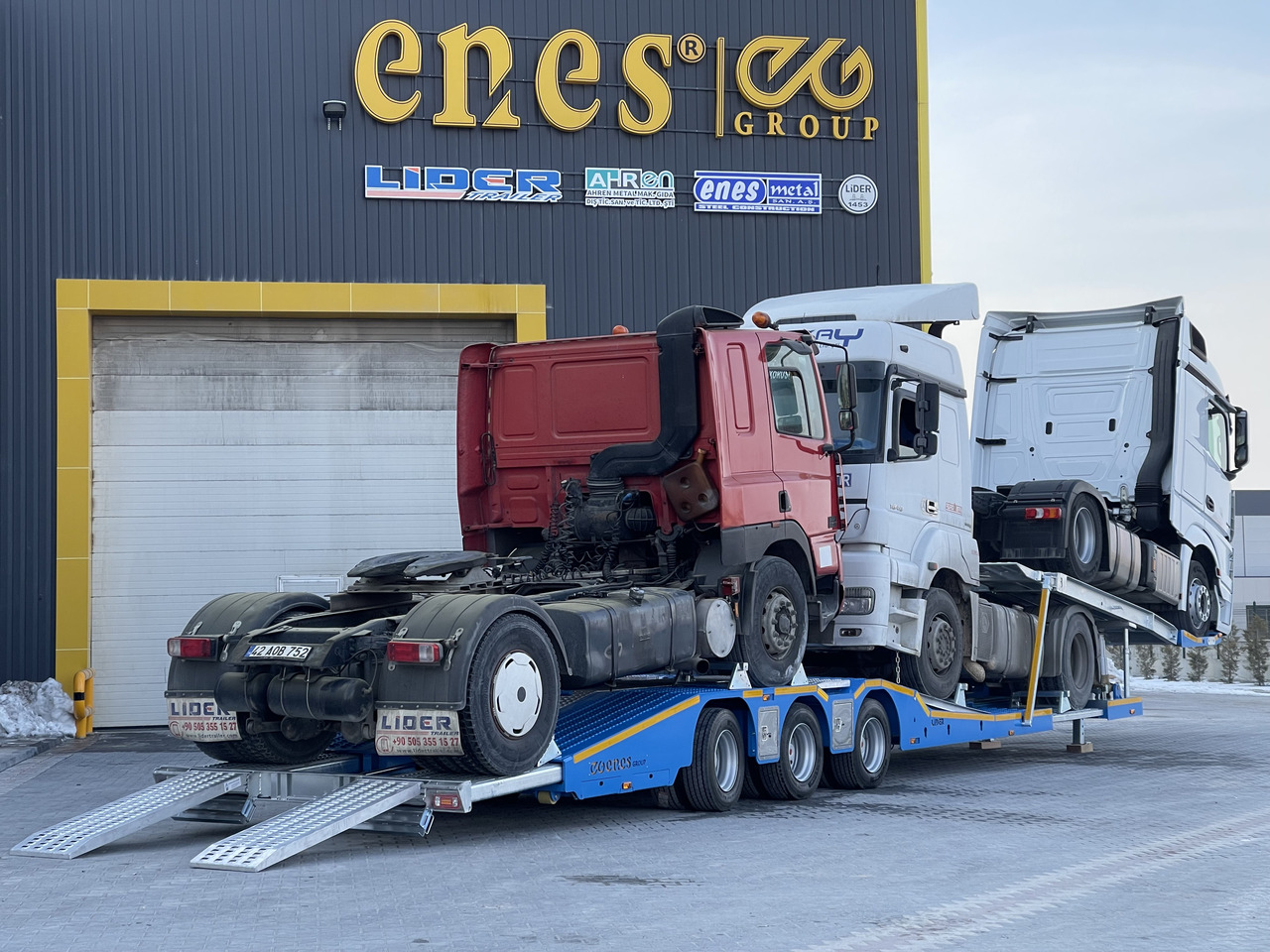 شاحنة نقل سيارات نصف مقطورة لنقل المعدات الثقيلة جديد LIDER LIDER NEW 2025 MODEL Car Carrier: صور 7