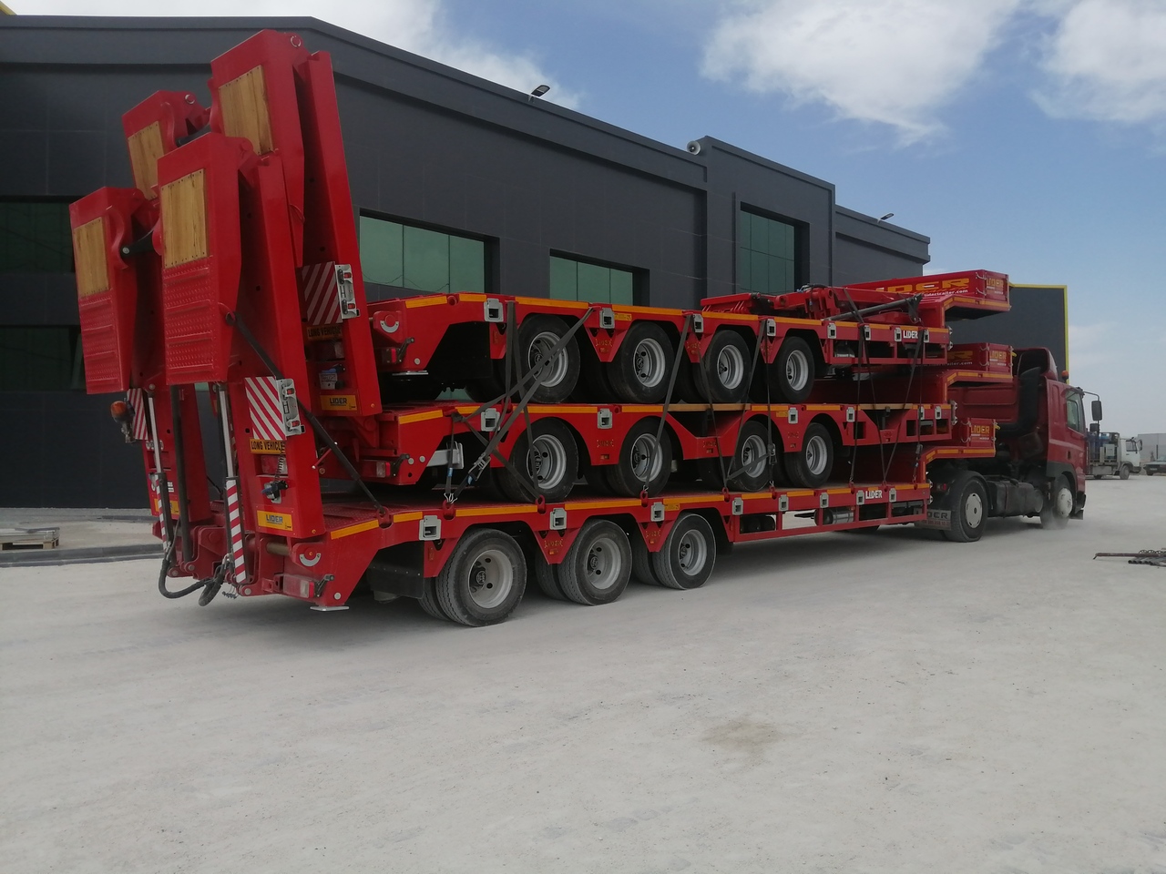 عربة مسطحة منخفضة نصف مقطورة جديد LIDER NEW 2025 MODELS YEAR LIDER TRAILER: صور 17