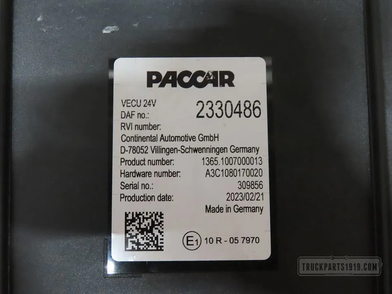 DAF 2330486 VECU Regeleenheid - كتلة التحكم - شاحنة: صور 2 DAF 2330486 VECU Regeleenheid - كتلة التحكم - شاحنة: صور 2