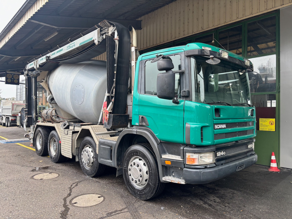 SCANIA P124CB8x4 - شاحنة خلاطة خرسانة: صور 1 SCANIA P124CB8x4 - شاحنة خلاطة خرسانة: صور 1