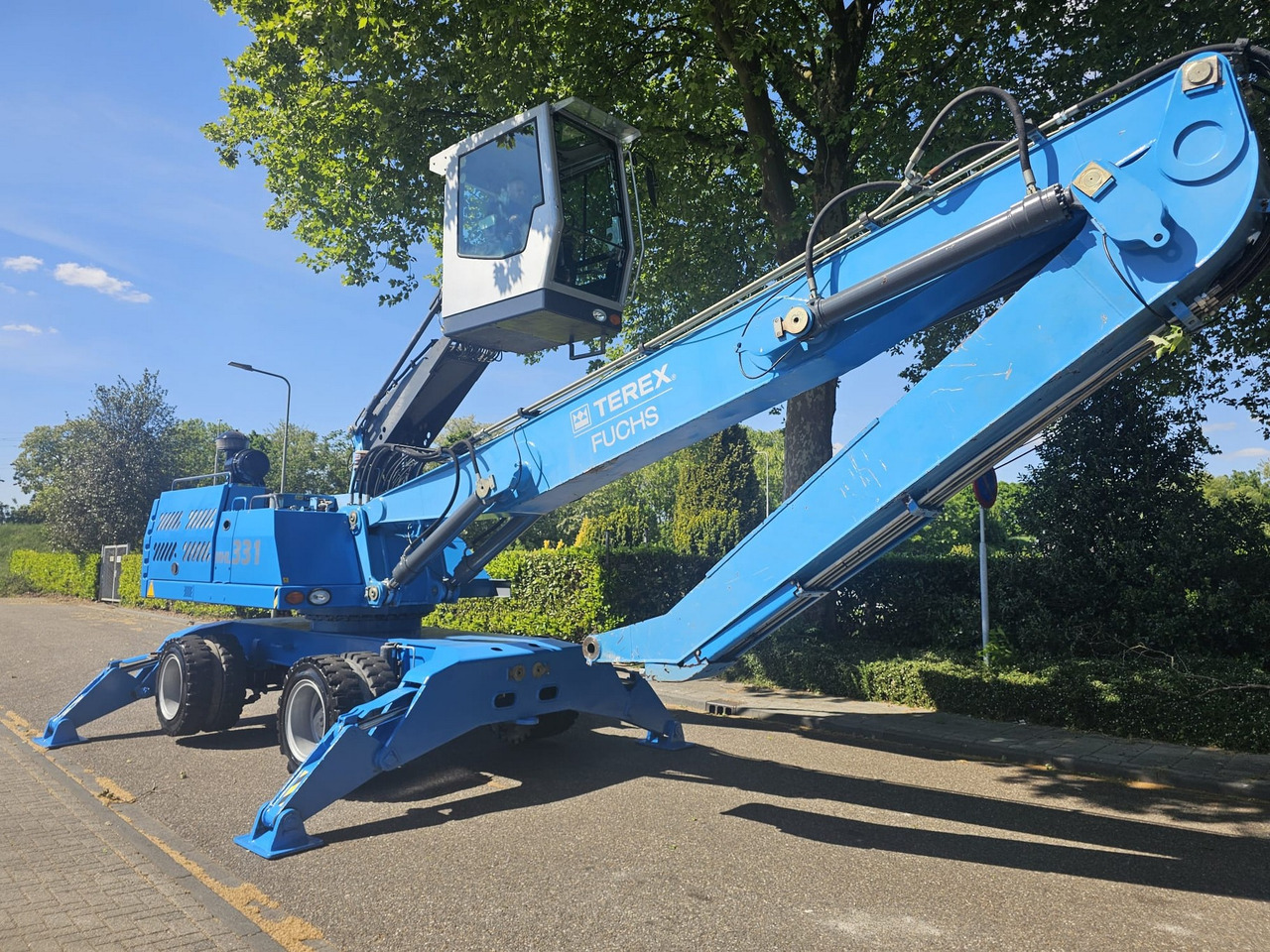 Fuchs MHL 331 Material Handler - حفارة النقل والشحن: صور 2 Fuchs MHL 331 Material Handler - حفارة النقل والشحن: صور 2