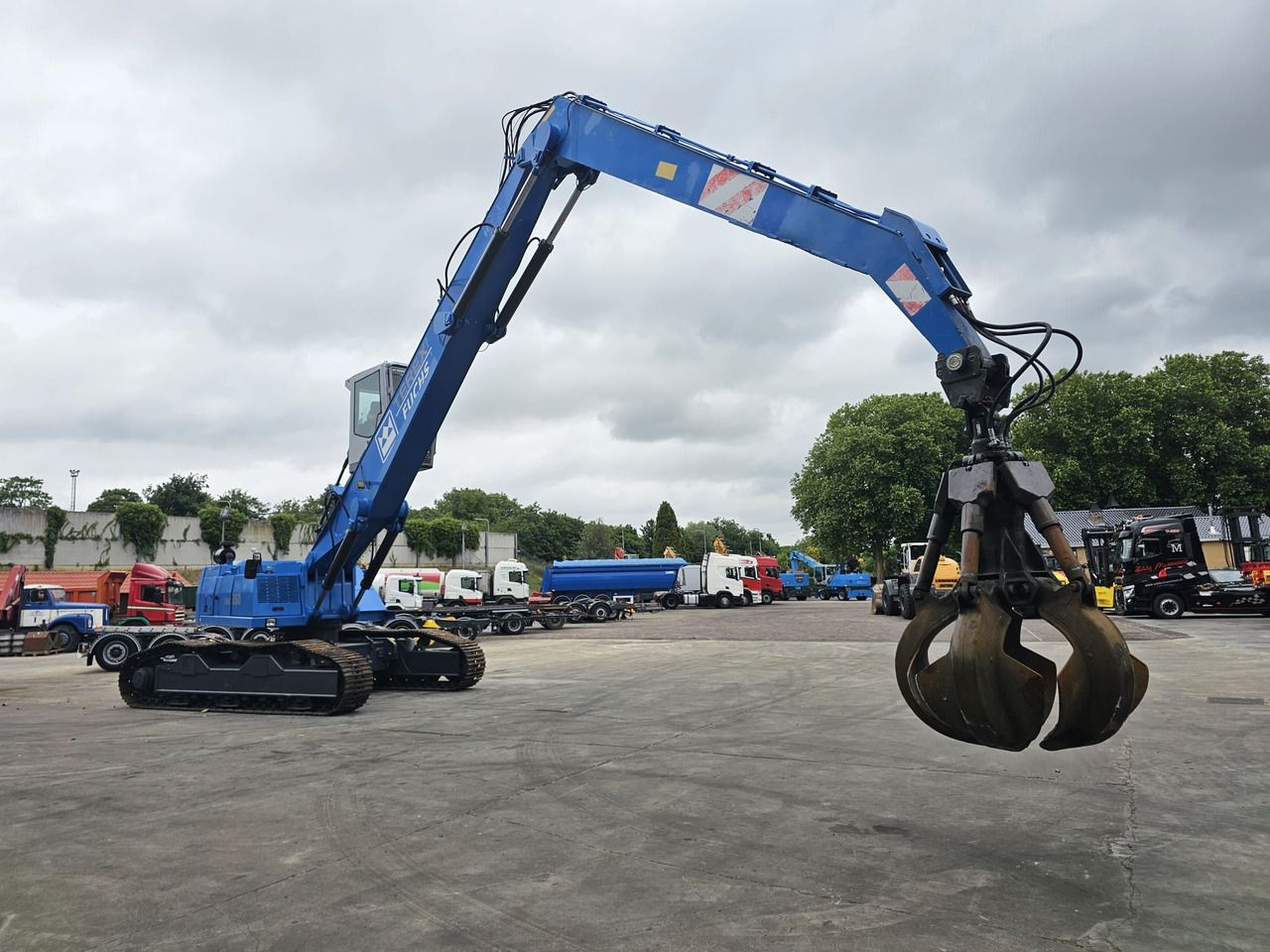 Fuchs RHL 350 Materialhandler With Adjustable Tracks - حفارة النقل والشحن: صور 2 Fuchs RHL 350 Materialhandler With Adjustable Tracks - حفارة النقل والشحن: صور 2