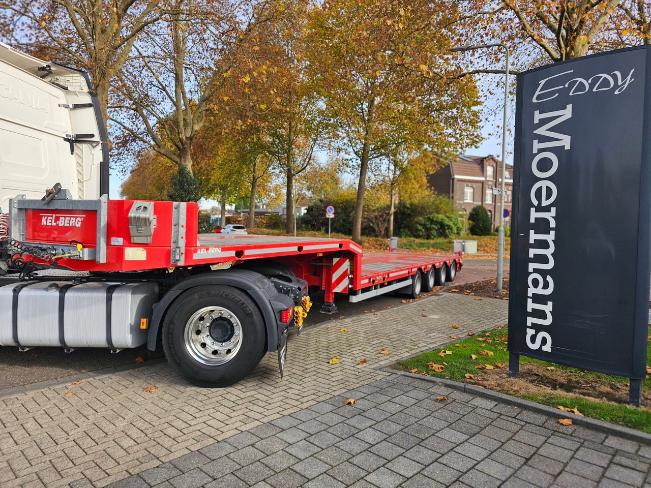 Kel-berg E50 S4 Telescopic - عربة مسطحة منخفضة نصف مقطورة: صور 1 Kel-berg E50 S4 Telescopic - عربة مسطحة منخفضة نصف مقطورة: صور 1