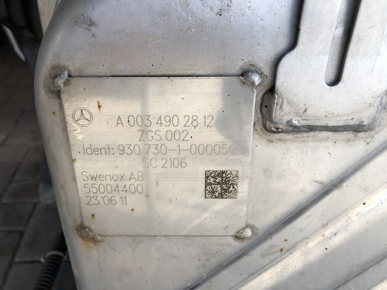 EXHAUST AFTERTREATMENT EURO6-EURO5 MERCEDES ACTROS MP4 - مشعب العادم - شاحنة: صور 3 EXHAUST AFTERTREATMENT EURO6-EURO5 MERCEDES ACTROS MP4 - مشعب العادم - شاحنة: صور 3