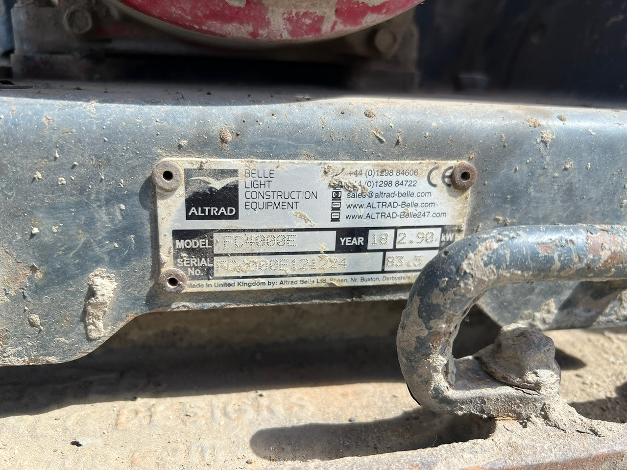 Zagęszczarka ALTRAD BELLE FC4000E PCX13/40 - صفائح اهتزازية: صور 4 Zagęszczarka ALTRAD BELLE FC4000E PCX13/40 - صفائح اهتزازية: صور 4