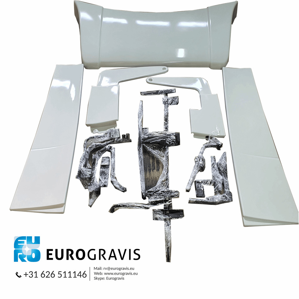 000079 VOLVO FH4/FH5 GLOBETROTTER CABINE SPOILER SET KLEUR C1103 - الديناميكا الهوائية/ المفسدين - شاحنة: صور 1 000079 VOLVO FH4/FH5 GLOBETROTTER CABINE SPOILER SET KLEUR C1103 - الديناميكا الهوائية/ المفسدين - شاحنة: صور 1