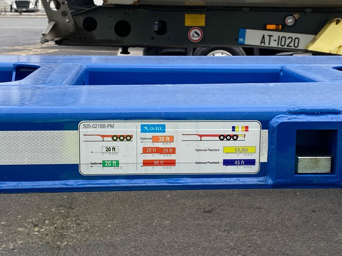New D-TEC CONTAINER CHASSIS PM-3-SSliding - شاحنات الحاويات/ جسم علوي قابل للتغيير نصف مقطورة: صور 3 New D-TEC CONTAINER CHASSIS PM-3-SSliding - شاحنات الحاويات/ جسم علوي قابل للتغيير نصف مقطورة: صور 3