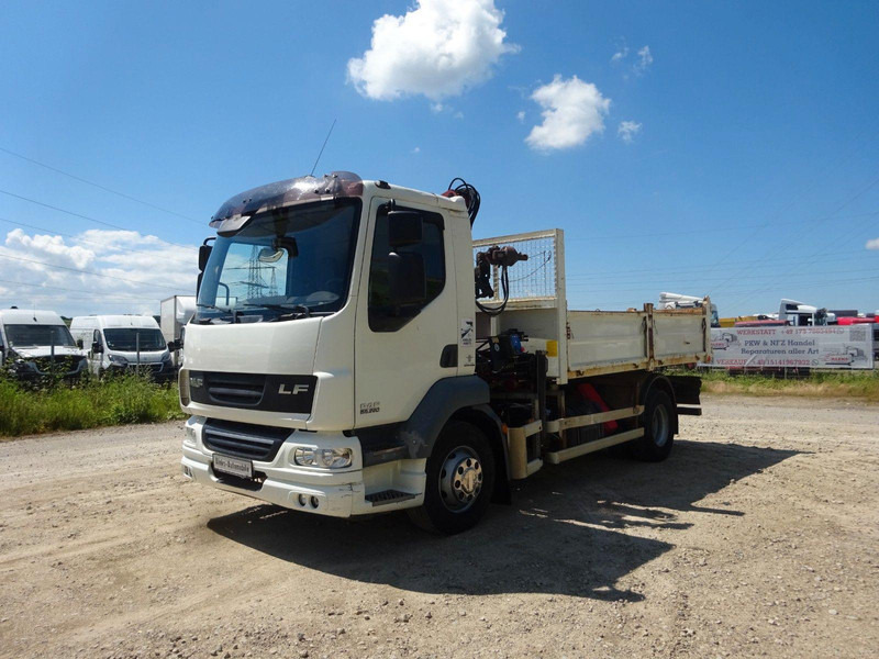 DAF 55.220 KRAN/KIPPER/KLIM A - شاحنات مسطحة, شاحنة كرين: صور 1 DAF 55.220 KRAN/KIPPER/KLIM A - شاحنات مسطحة, شاحنة كرين: صور 1