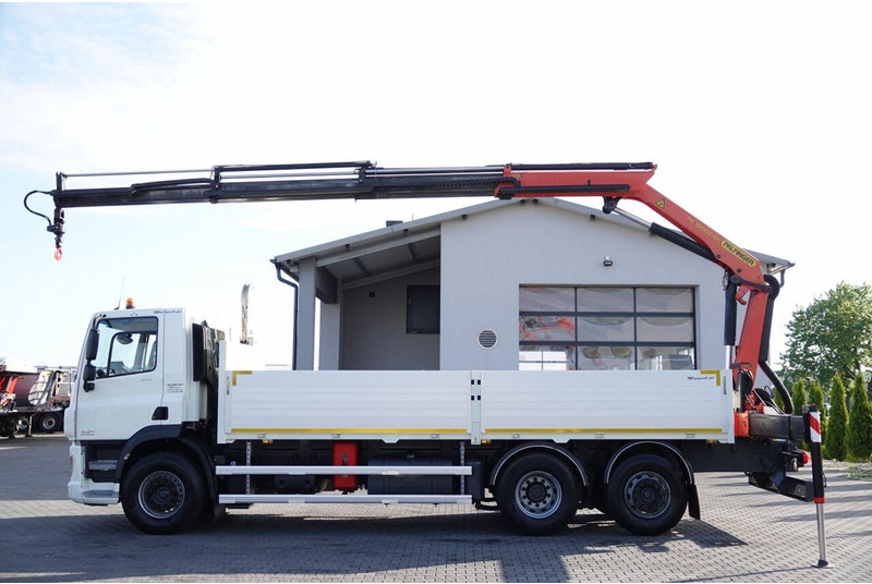 DAF CF 370 / 6x2 / SKRZYNIOWY - paka: 6,4 m / + HDS PALFINGER PK 180 - شاحنات مسطحة, شاحنة كرين: صور 2 DAF CF 370 / 6x2 / SKRZYNIOWY - paka: 6,4 m / + HDS PALFINGER PK 180 - شاحنات مسطحة, شاحنة كرين: صور 2