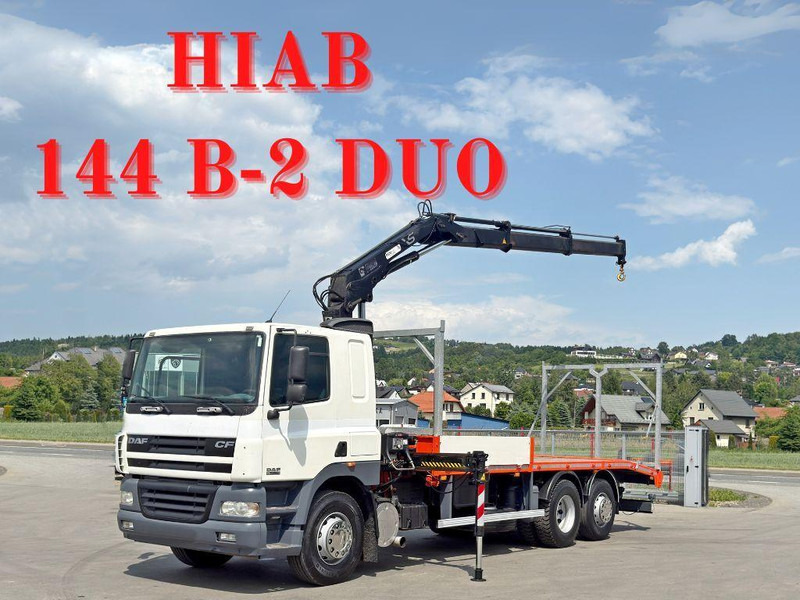 DAF CF 85.380*ABSCHLEPPWAGEN 7,20m+ HIAB 144 B-2 DUO - سيارة السحب للتصليح: صور 1 DAF CF 85.380*ABSCHLEPPWAGEN 7,20m+ HIAB 144 B-2 DUO - سيارة السحب للتصليح: صور 1