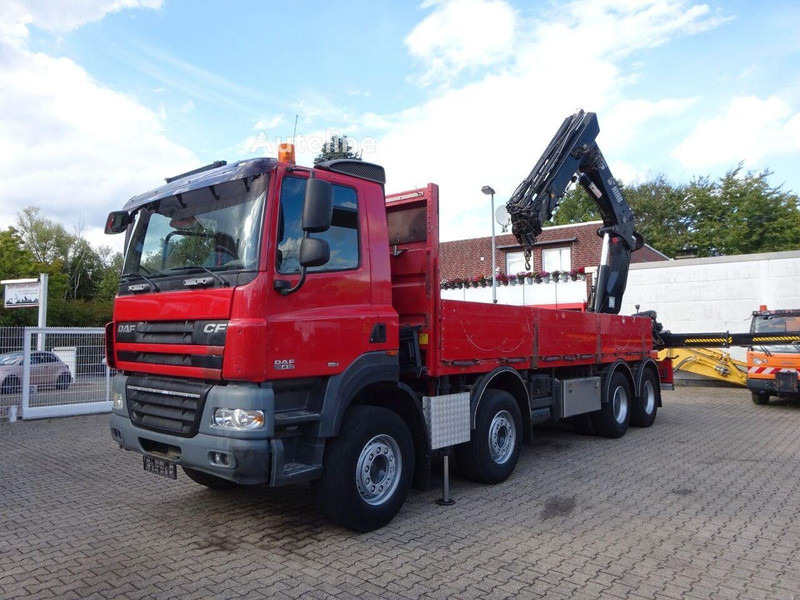 DAF CF 85.410 - Flatbed + crane - شاحنات مسطحة, شاحنة كرين: صور 3 DAF CF 85.410 - Flatbed + crane - شاحنات مسطحة, شاحنة كرين: صور 3