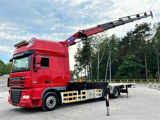 DAF XF 105 6x2 HMF 4020 EURO 5 KRAN CRANE - شاحنات مسطحة, شاحنة كرين: صور 1 DAF XF 105 6x2 HMF 4020 EURO 5 KRAN CRANE - شاحنات مسطحة, شاحنة كرين: صور 1