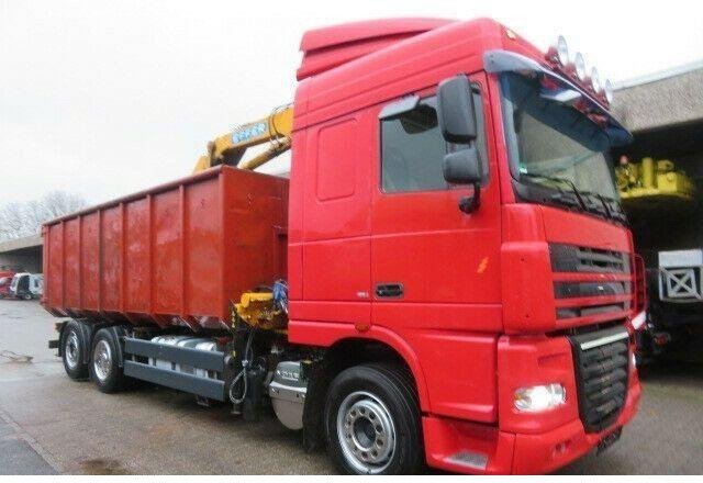 DAF XF105.410 6x2 Container + Crane - شاحنات قابلة للفك شاحنة: صور 3 DAF XF105.410 6x2 Container + Crane - شاحنات قابلة للفك شاحنة: صور 3